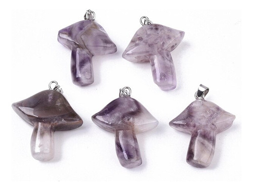 10 Piezas De Cuarzo De Piedra Natural, Amatista De Amethyst