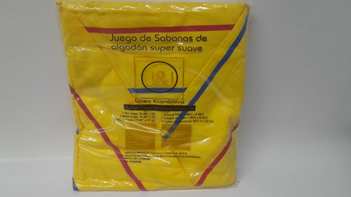 Juego De Sabanas J&j De Algodon Super Suave