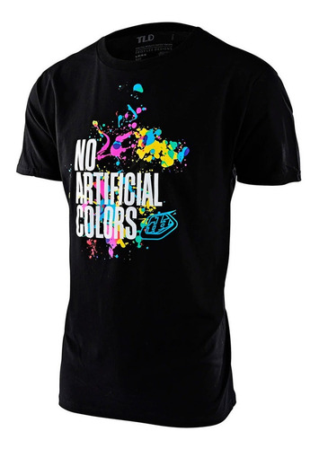 Playera Troy Lee Designs No Artificial Colors Ss Tee Black