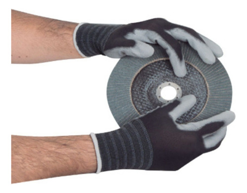 Guantes De Nylon Puliuretano Talla G Truper