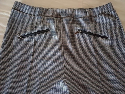 Calza Talle L Gris Principe De Gales Perfecto Estado (Usado)