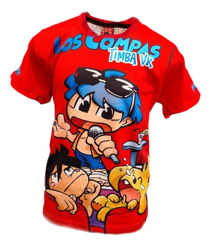 Playera Compadretes Compas Niño Calidad Premium. 