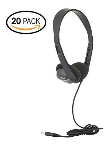 Egghead 1000 Color Negro  Auriculares Estereo 20 Unidades