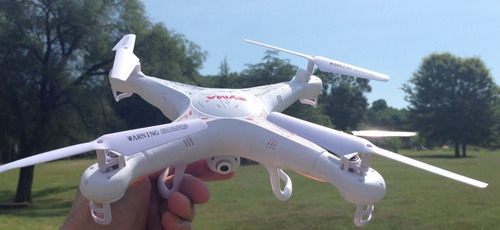 Drone Syma Explorers X5C-1 con cámara HD blanco 1 batería
