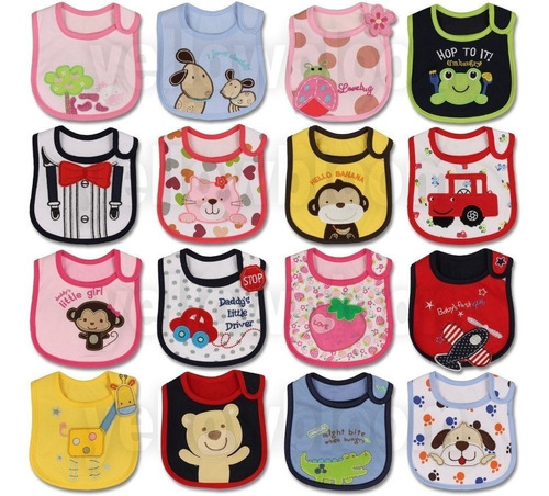 Baberos Bebe Carters Modelos Variados X 1 Unidad