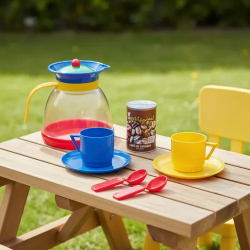 Juego de fiesta de té para niños, cafetera y postres seguros y realistas de 38 piezas, ideal para juegos de rol y creatividad, el mejor regalo para niñas | en línea Juego de fiesta de té para niños, cafetera y postres seguros y realistas de 38 piezas, ideal para juegos de rol y creatividad, el mejor regalo para niñas | en línea