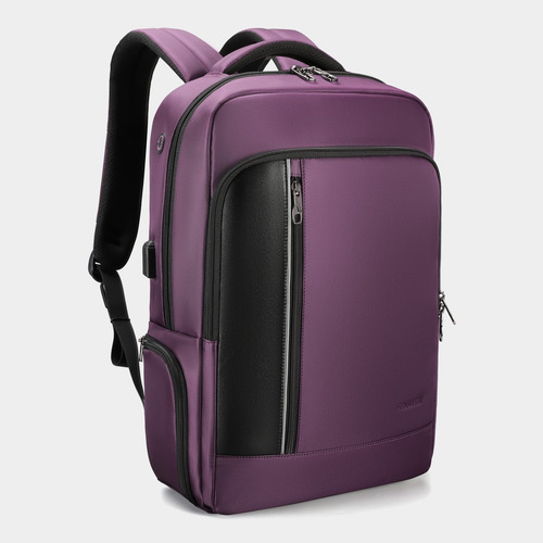 Mochila Tigernu Ejecutiva Para Notebook Morado T-b3668