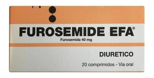 Furosemide Efa 20 Comprimidos