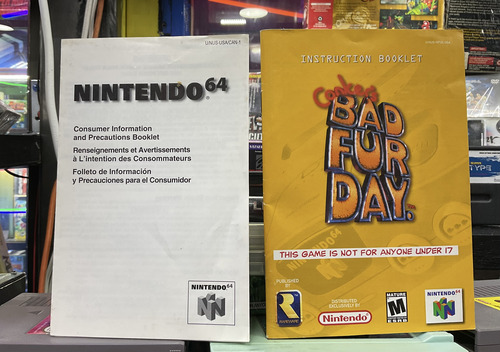Conker's Bad Fur Day N64 Completo Original (Reacondicionado)