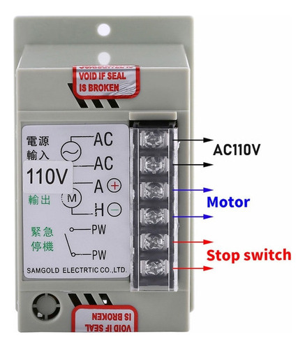 24v-90v Ajustable Controlador De Velocidad Del Motor Dc