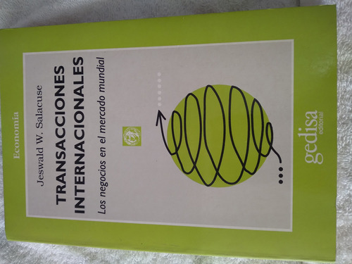 Libro Transacciones Internacionales.j.salacuse.usado Oferton