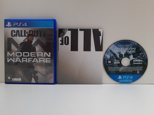 Game Ps4 Call Of Duty Modern Warfare Mídia Física C/ Pôster