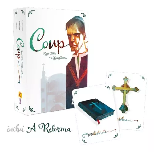 Jogo Coup C/ Expansão A Reforma - Card Game - Grok Mandala