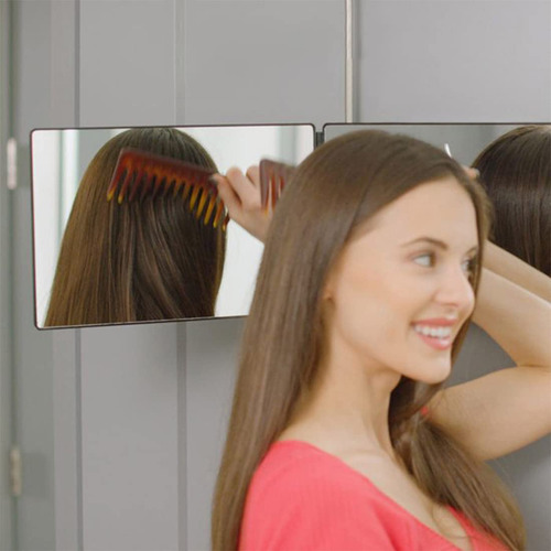 Hieey Espejo De 3 Vías Para Corte De Cabello, Espejo Triple