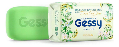 Sabonete Em Barra Gessy Frescor Revigorante Erva Doce 90g