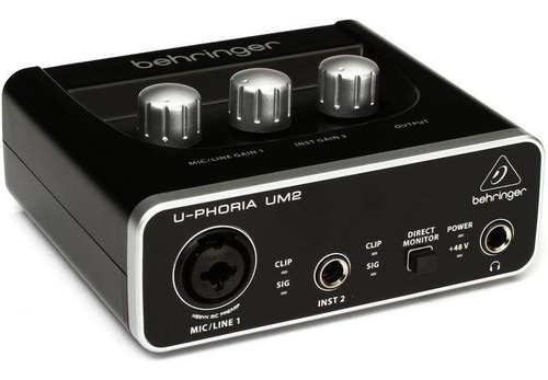 Imagem 3 de 5 de Interface De Audio Behringer Um-2