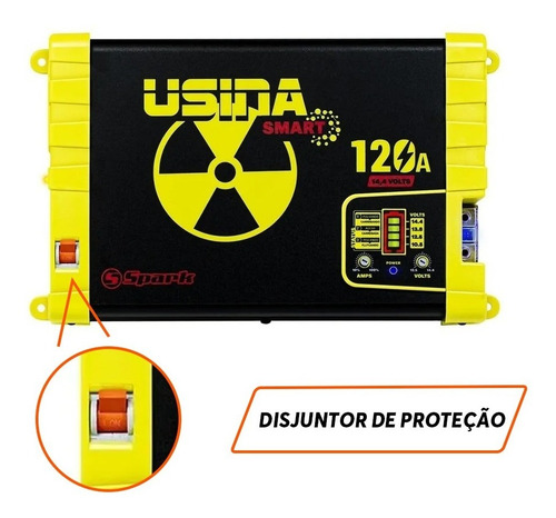 Imagem 5 de 7 de Fonte Carregador Automotiva Usina 120a Plus Battery Meter