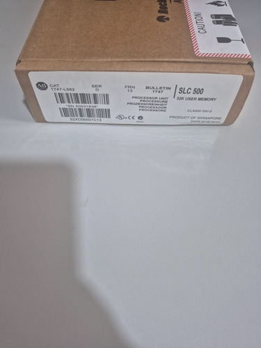 1747-l552 Allen-bradley Slc500 5/05 Série D
