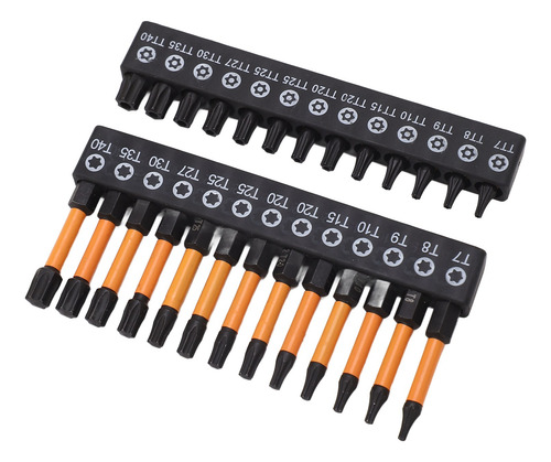 Brocas De Destornillador De Acero Aleado, 26 Unidades, Bit S
