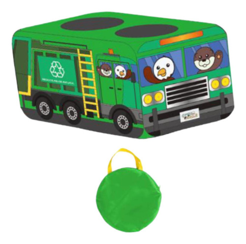 Tienda De Campaña Con Forma De Camión De Basura Que Se