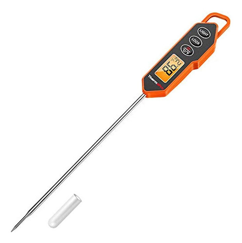 Termómetro Digital Para Carne Thermopro Tp01h Para Cocinar Color Orange