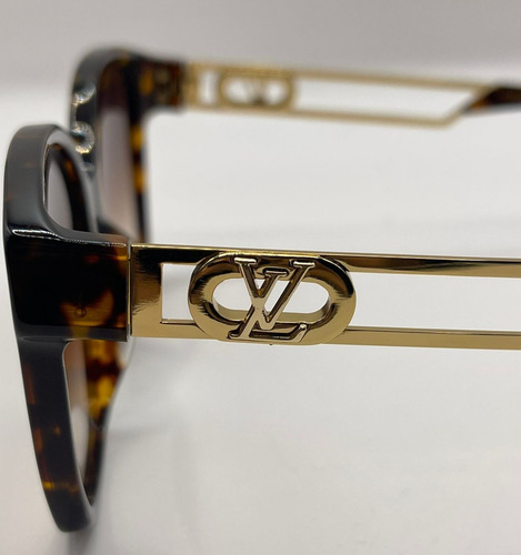 Gafas Lentes Louis Vuitton Z1865e Tortoise Doradas Ocean Café Café Dorado (Usado)