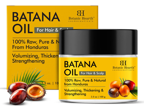 Óleo Botanic Hearth Batana Para Crescimento De Cabelo 100ml