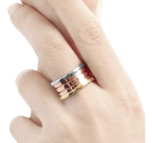 Anillo bulgari online acero