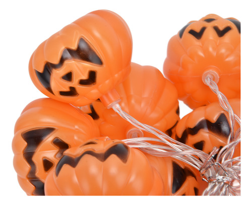 Cadena De Luces Led Con Forma De Calabaza Para Halloween, 3