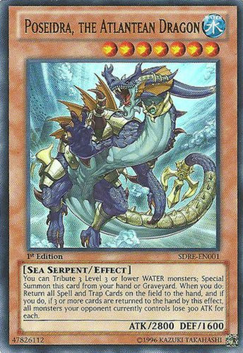 Yu-gi-oh! - Poseidra, Atlante El Dragón (sdre-en001) - Baraj