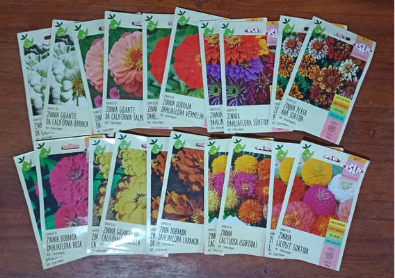 Zinnia Doble,20 Semillas Zinnia Elegante Varios Colores | MercadoLibre 📦