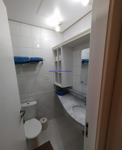 Imagem 10 de 12 de Apartamento Studio Mobiliado 26m², 01 Dormitório, 01 Banheiro E 01 Vaga Na Garagem. Condomínio Com Portaria E Segurança 24hrs. - 21090103 - 70037348