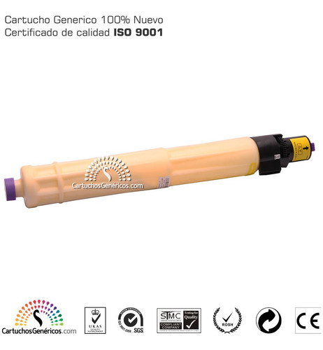 Toner Compatible Ricoh Mp C2504, Mp C2503, C2004ex Amarillo