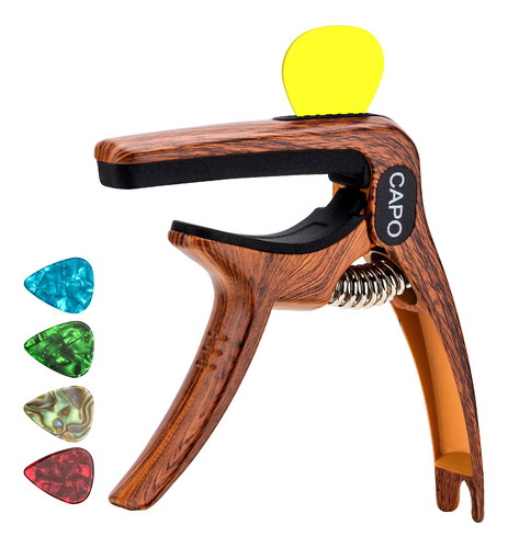 Capo Multifuncion, Para Guitarras Acusticas Y Electricas