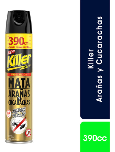 Insecticida Killer Arañas Y Cucarachas 390cc