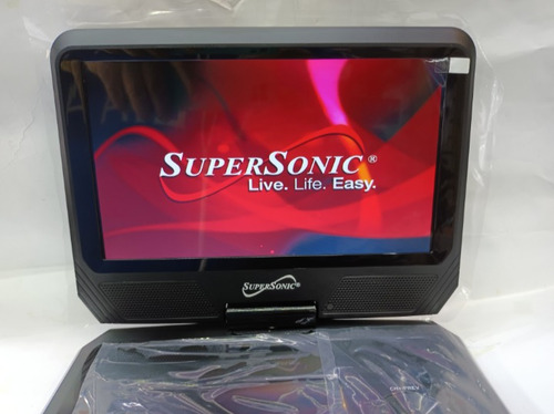 Dvd Portátil Con Tv Digital 9 Usb, Recargable, Giratorio.