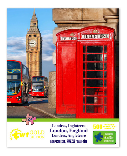 Rompecabezas Wuundentoy Gold Edition 500 Pzs, Londres Inglaterra