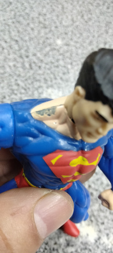 Dc Superman, Total Justice, Cabello Corto, Sin Capa!! (Usado)