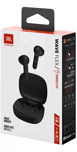 Auriculares Inalámbricos JBL Wave Flex – Blanco – iCase Uruguay