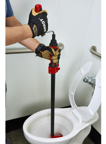 Destapador De Inodoros Con Cabezal De Bombilla 6 Fts