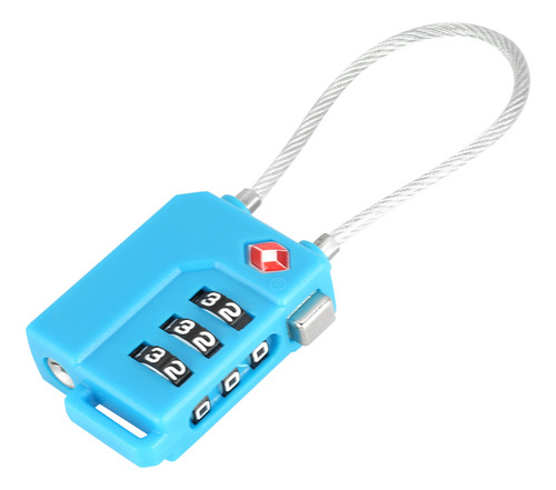 Senha De 3 Dígitos Suicase Lock Tsa Steel Wire Customs Para