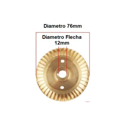 Impulsor De Cuña Para Bomba Truper Boap-1 Periferica 1hp