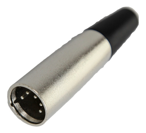 Ficha Conector Canon Xlr Macho Cable 5 Contactos 5 Pin Htec