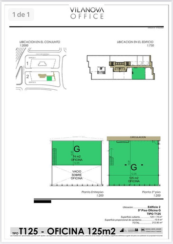 Imagen 2 de 30 de Oficina 135 M2 En Alquiler Opcion 200 M2. Acceso Oeste Km17