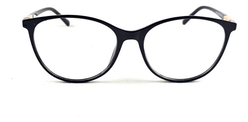 Armazón Lentes Clip On 2en 1 Imantado 6014 C1 Tr Negro One Touch
