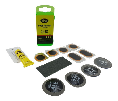 Estojo De Remendo Câmara De Ar Bike + 4 Remendo Tubeless