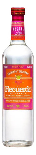 Pack De 6 Mezcal Recuerdo De Oaxaca Con Gusano 750 Ml