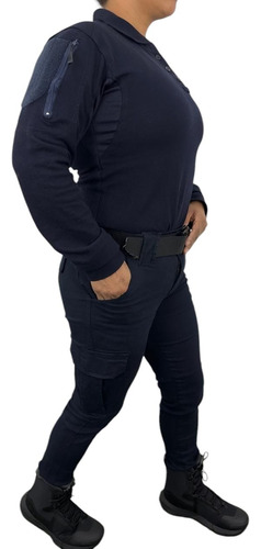 Kit De Uniforme Dama Stretch Camisa M Pantalon 34