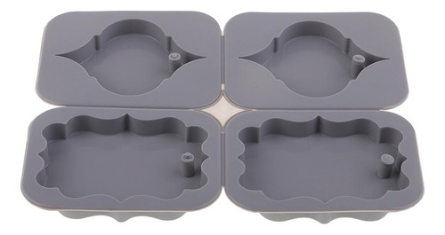 Molde De De Chocolate Para Pastel De Fondant De 2 Piezas
