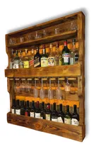 Comprar Bar Botellero Rústico En Madera!! Cr. Nogal..